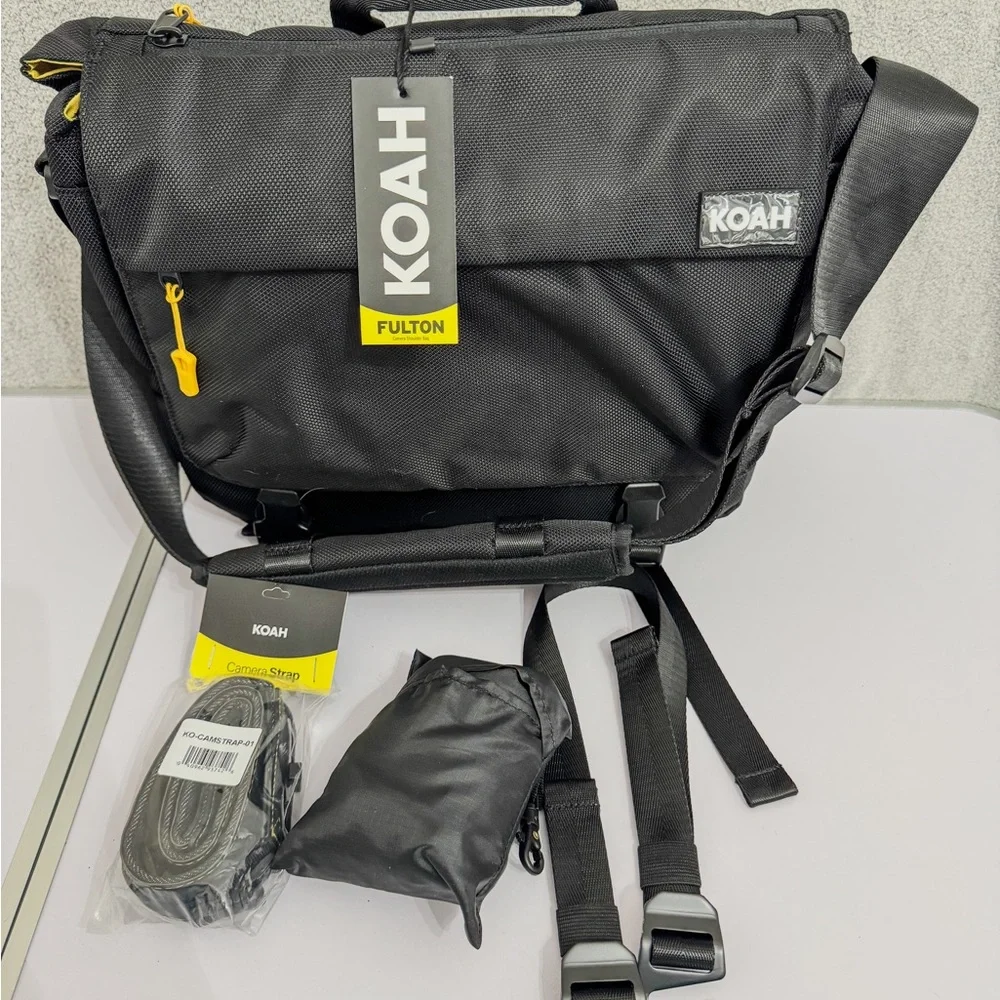 KOAH Fulton Precision Camera Shoulder Bag BNIB with Cube and Strap